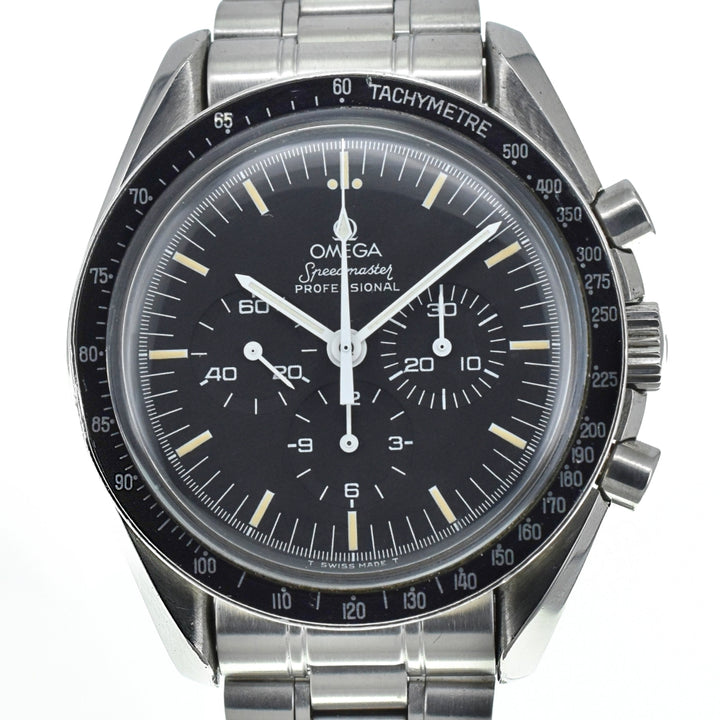 with paper OMEGA Speedmaster Professional 3590.5 Chronograph black Dial Hand Winding Men's
 Watch R#138322