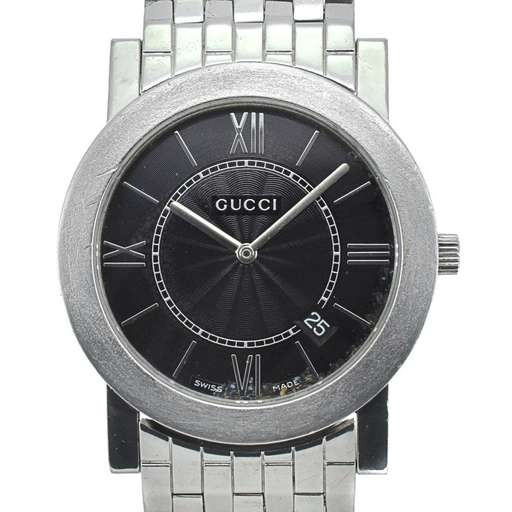GUCCI Round face 5200M.1 Date black Dial Quartz Men's
 Watch R#138332