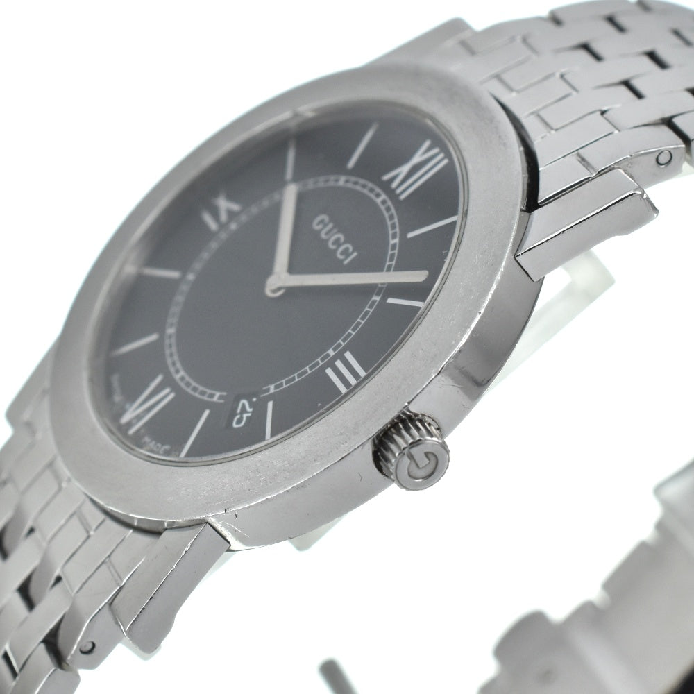 GUCCI Round face 5200M.1 Date black Dial Quartz Men's
 Watch R#138332