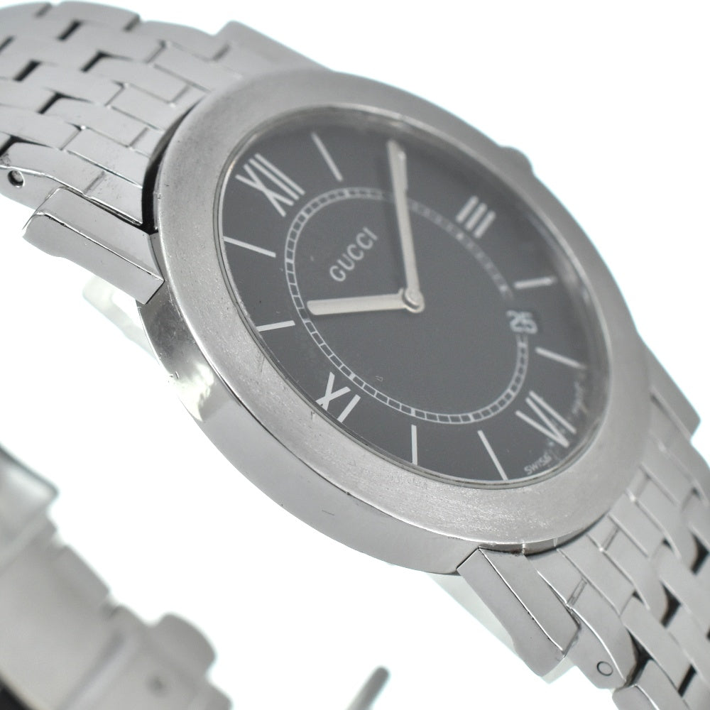 GUCCI Round face 5200M.1 Date black Dial Quartz Men's
 Watch R#138332