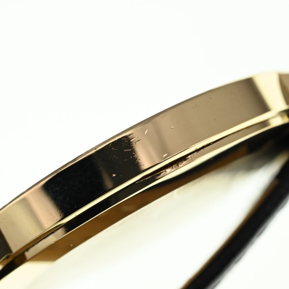 TUDOR Geneva 15008 K18YG / leather gold Dial Quartz Men's
 Watch Q#138338