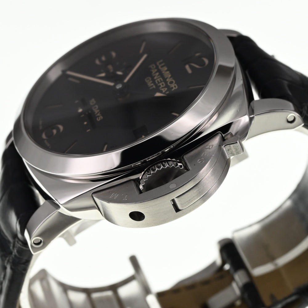 with paper PANERAI Luminor GMT PAM00533 10 days black Dial Automatic Men's
 Watch Q#138347