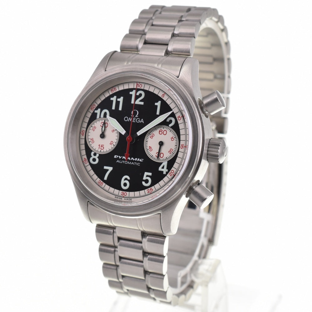 with paper OMEGA dynamic 5241.51 Chronograph black Dial Automatic Men's
 Watch P#138356