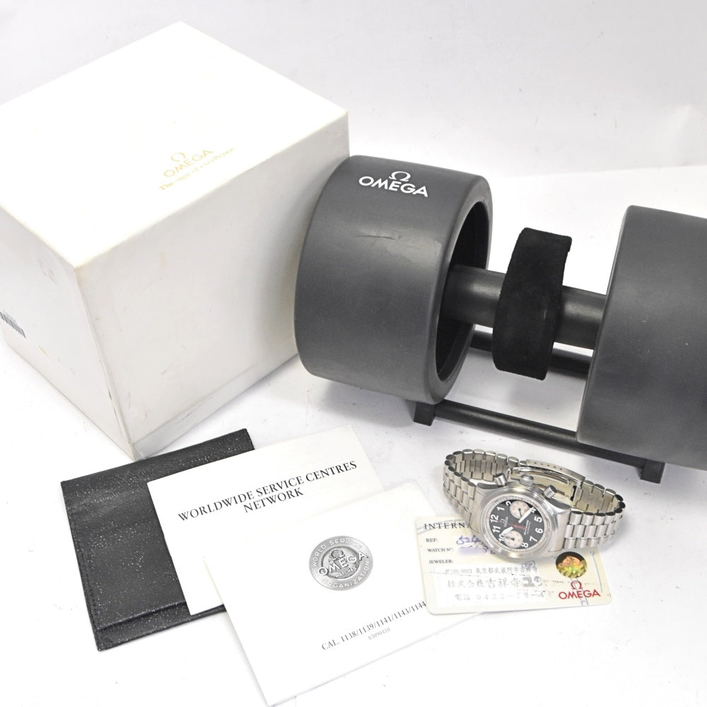 with paper OMEGA dynamic 5241.51 Chronograph black Dial Automatic Men's
 Watch P#138356