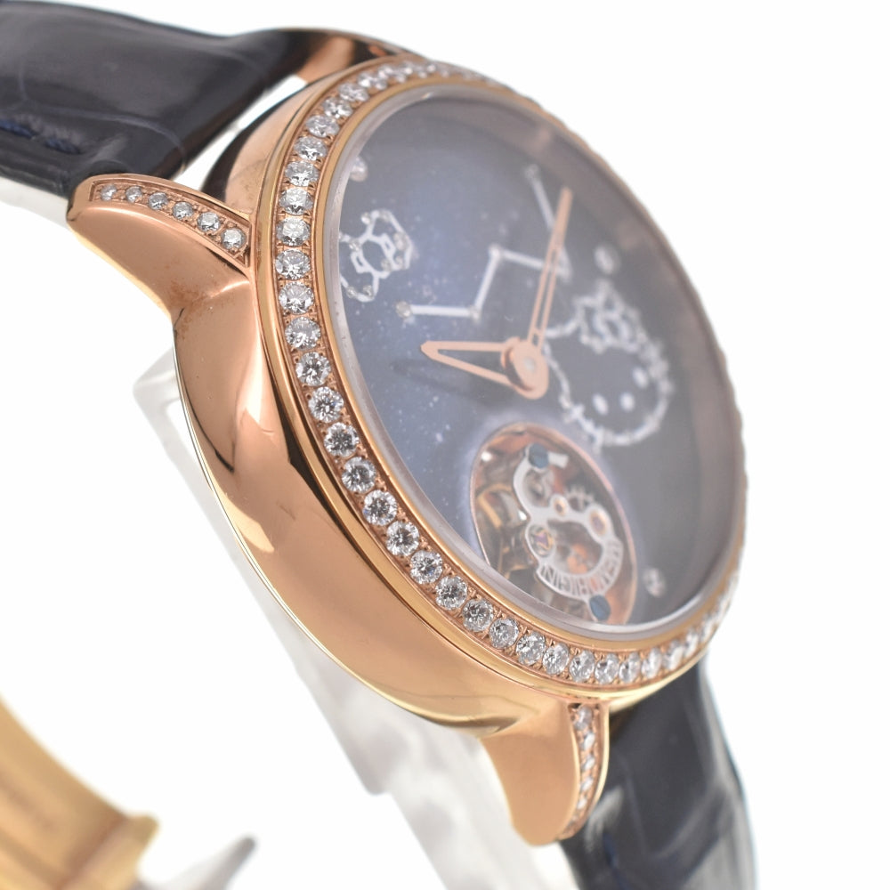 with paper MEMORIGIN Tourbillon 4894379691718 Hello Kitty 45th Anniversary Collaboration Japan Exclusive constellation Dial Hand Winding Ladies
 Watch Q#138370