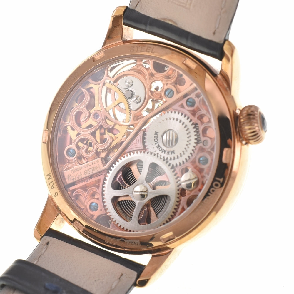 with paper MEMORIGIN Tourbillon 4894379691718 Hello Kitty 45th Anniversary Collaboration Japan Exclusive constellation Dial Hand Winding Ladies
 Watch Q#138370