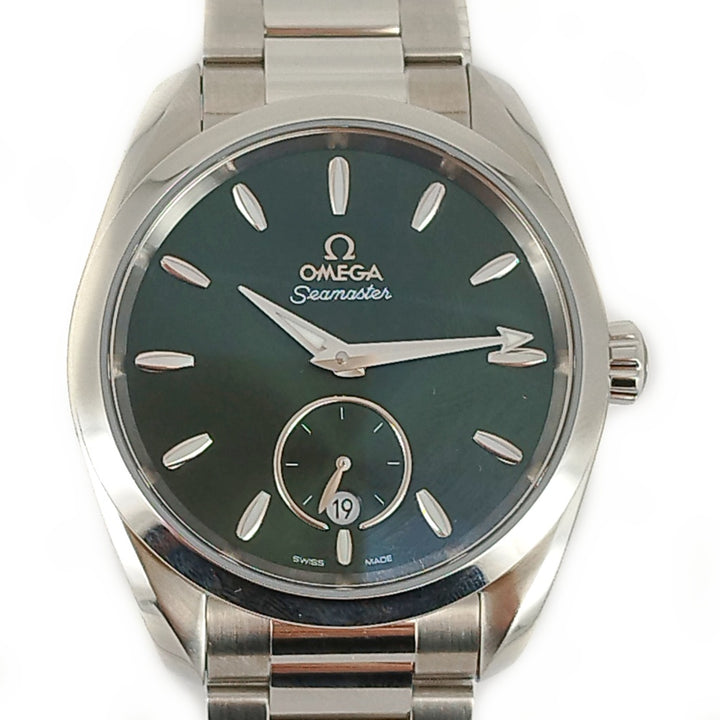 with paper OMEGA Seamaster Aqua Terra 220.10.38.20.10.001 green Dial Automatic Men's
 Watch P#138382