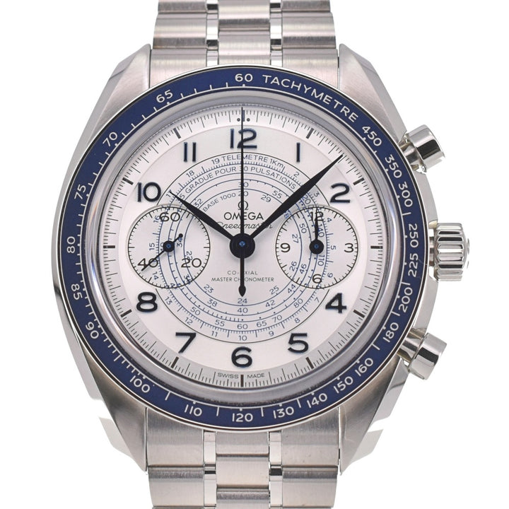 with paper OMEGA speedmaster chronoscope 329.30.43.51.02.001 Silver Dial Hand Winding Men's
 Watch Q#138383