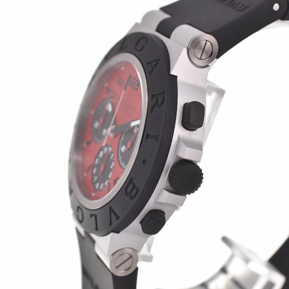 BVLGARI aluminum BB40ATCH DUCATI Special Edition Red / black Dial Automatic Men's
 Watch R#138398