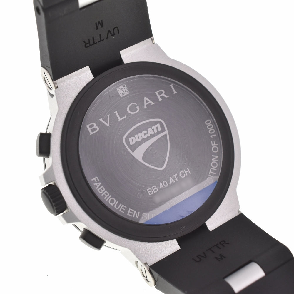 BVLGARI aluminum BB40ATCH DUCATI Special Edition Red / black Dial Automatic Men's
 Watch R#138398