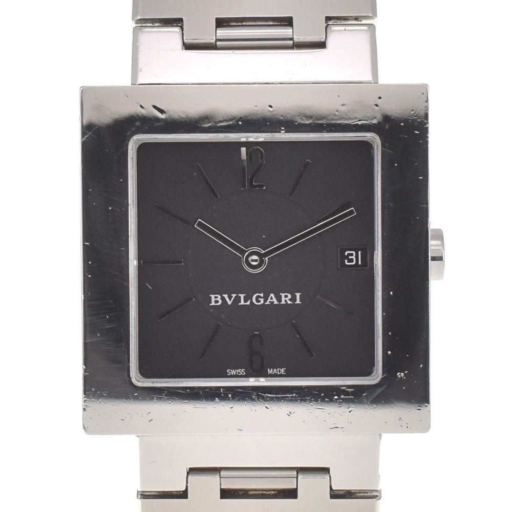 BVLGARI Quadlard SQ27SSD Date black Dial Quartz Ladies
 Watch A#138413