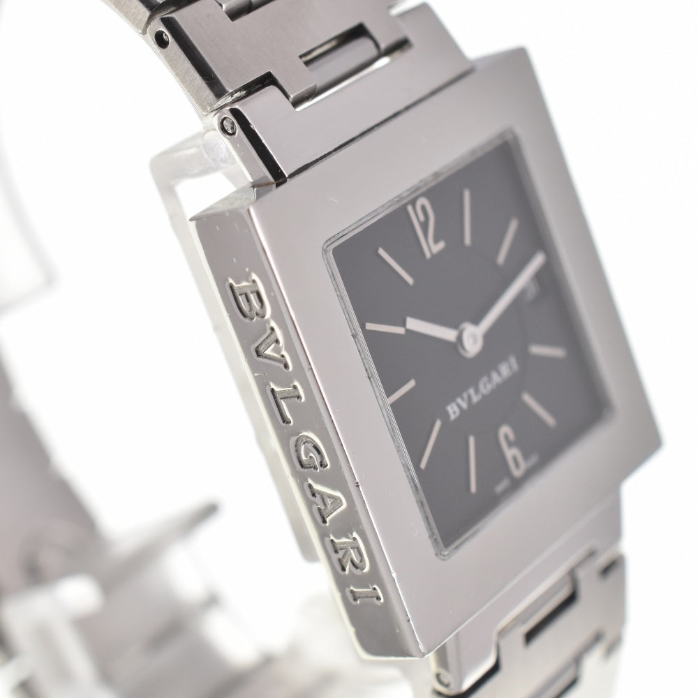 BVLGARI Quadlard SQ27SSD Date black Dial Quartz Ladies
 Watch A#138413