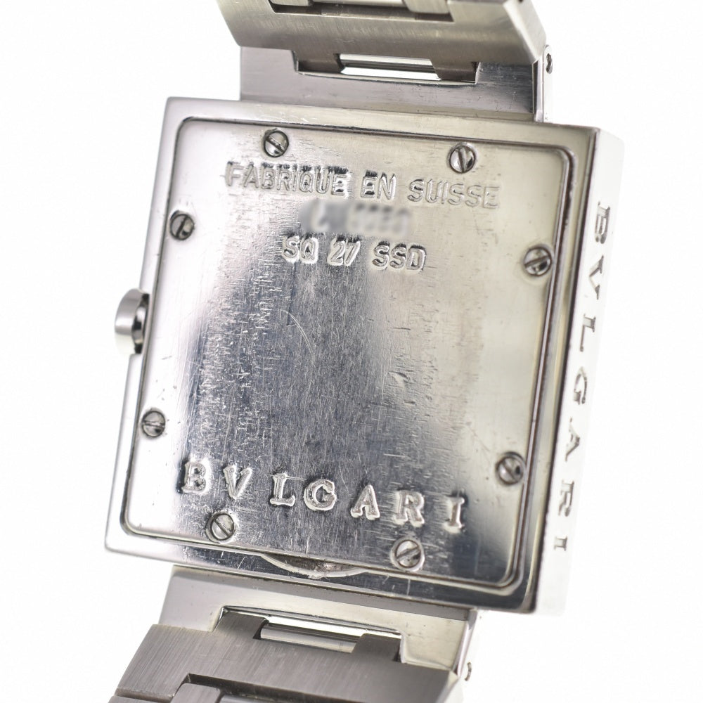 BVLGARI Quadlard SQ27SSD Date black Dial Quartz Ladies
 Watch A#138413