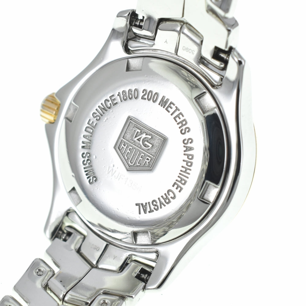 TAG HEUER Aqua racer WJF1354 11P diamond White shell Dial Quartz Ladies
 Watch A#138421