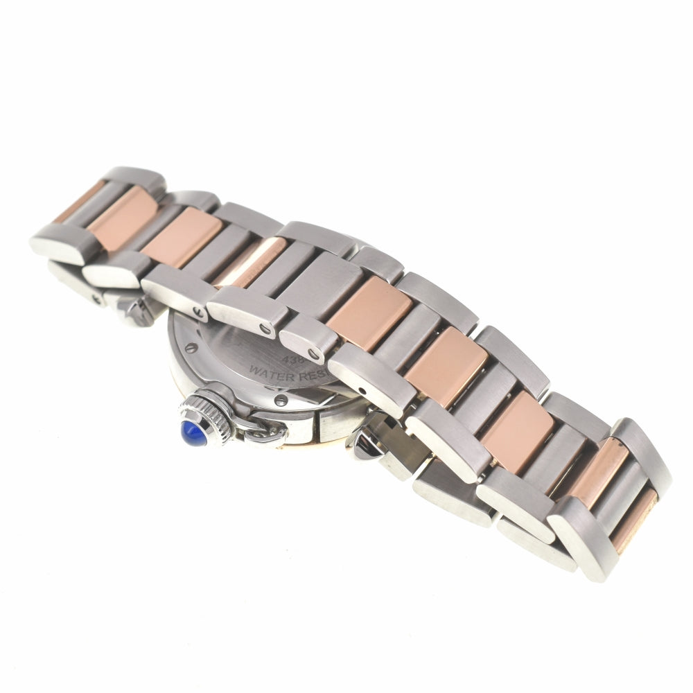 with paper CARTIER Pasha de Cartier W2PA0007 Stainless Steel/K18PG Silver Dial Quartz Ladies
 Watch □#138423