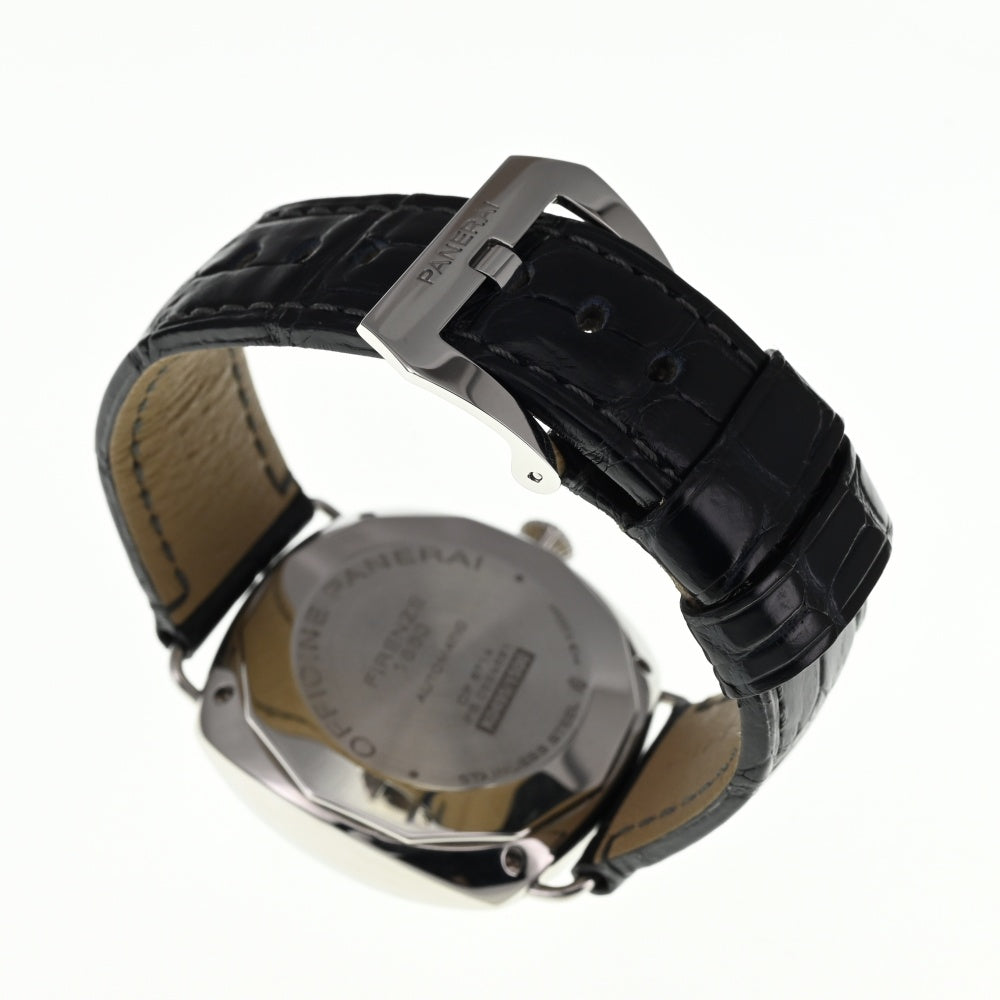 with paper PANERAI Radio meal black seal PAM00287 Date black Dial Automatic Men's
 Watch □#138437