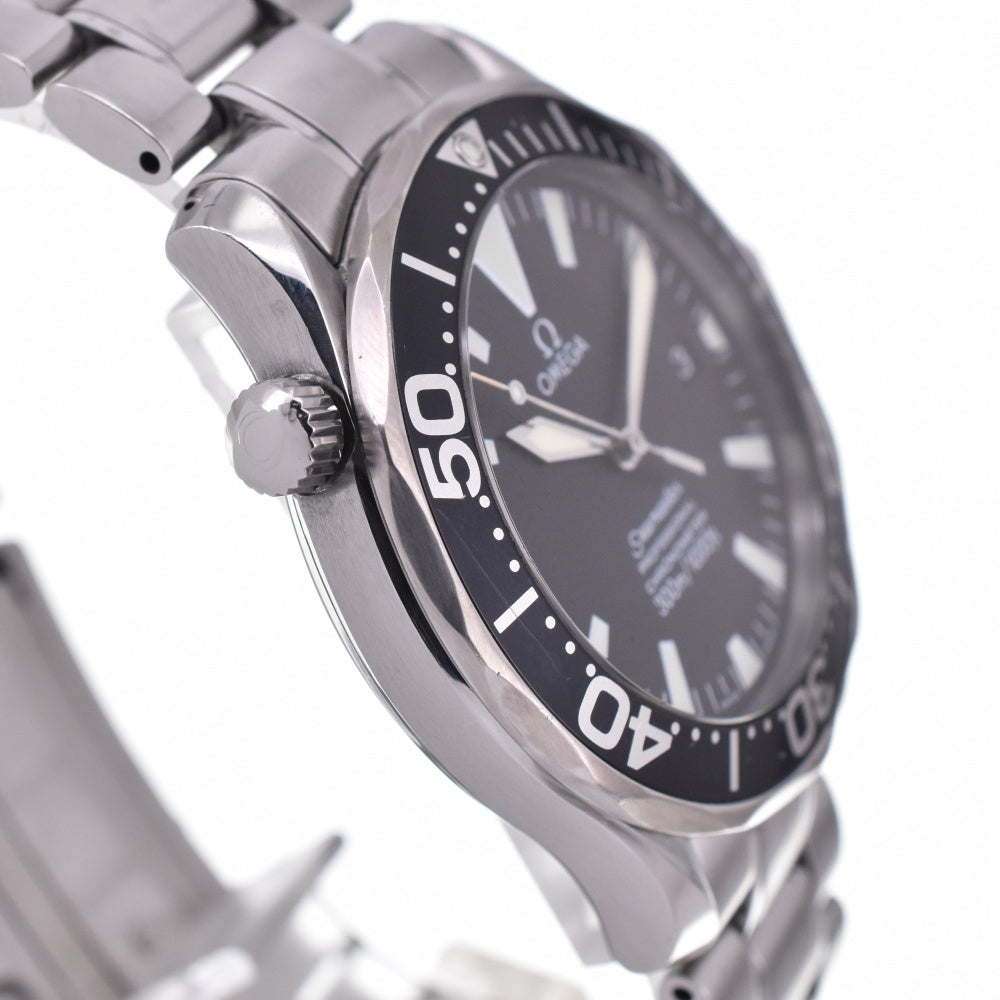 with paper OMEGA Seamaster300M 2254.50 Date chronometer black Dial Automatic Men's
 Watch C#138473