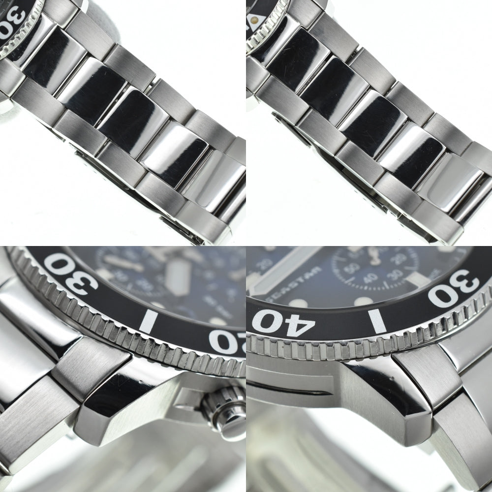 with paper TISSOT Sea star T120417 Chronograph Date blue Dial Quartz Men's
 Watch R#138476