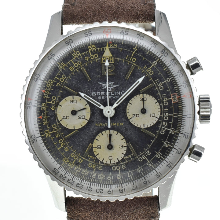 BREITLING Cosmonaut Navitimer Ref.809 vintage Chronograph Cal. Venus 178 black Dial Hand Winding Men's
 Watch R#138500