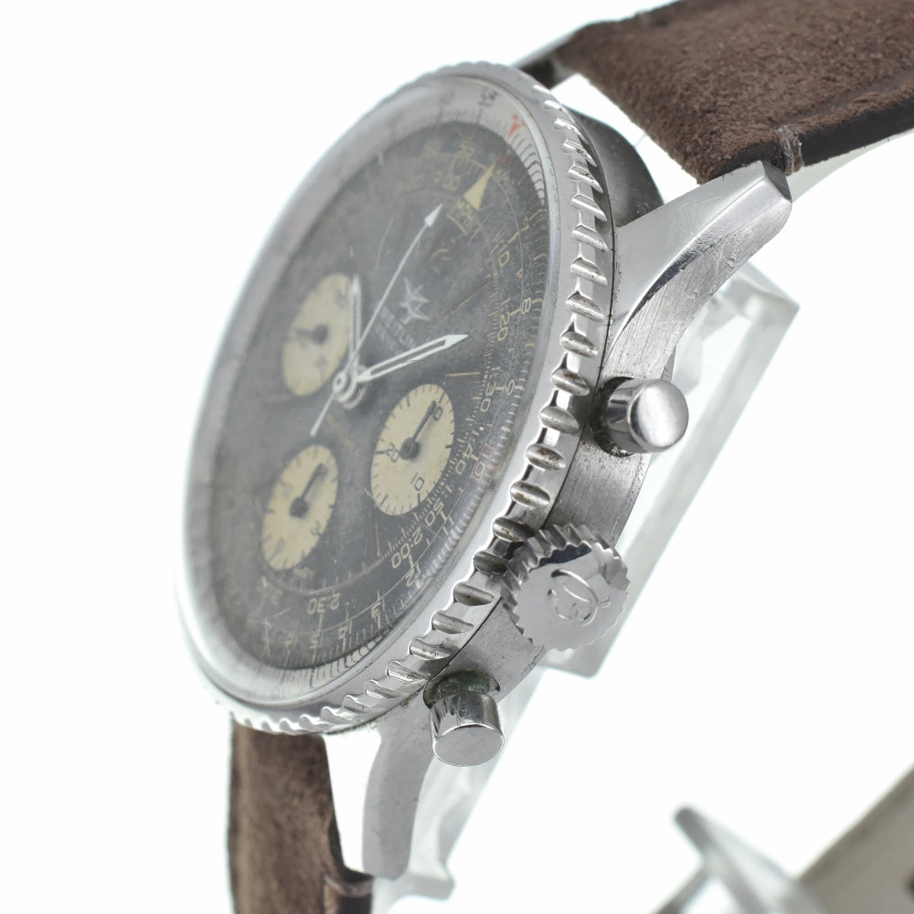 BREITLING Cosmonaut Navitimer Ref.809 vintage Chronograph Cal. Venus 178 black Dial Hand Winding Men's
 Watch R#138500
