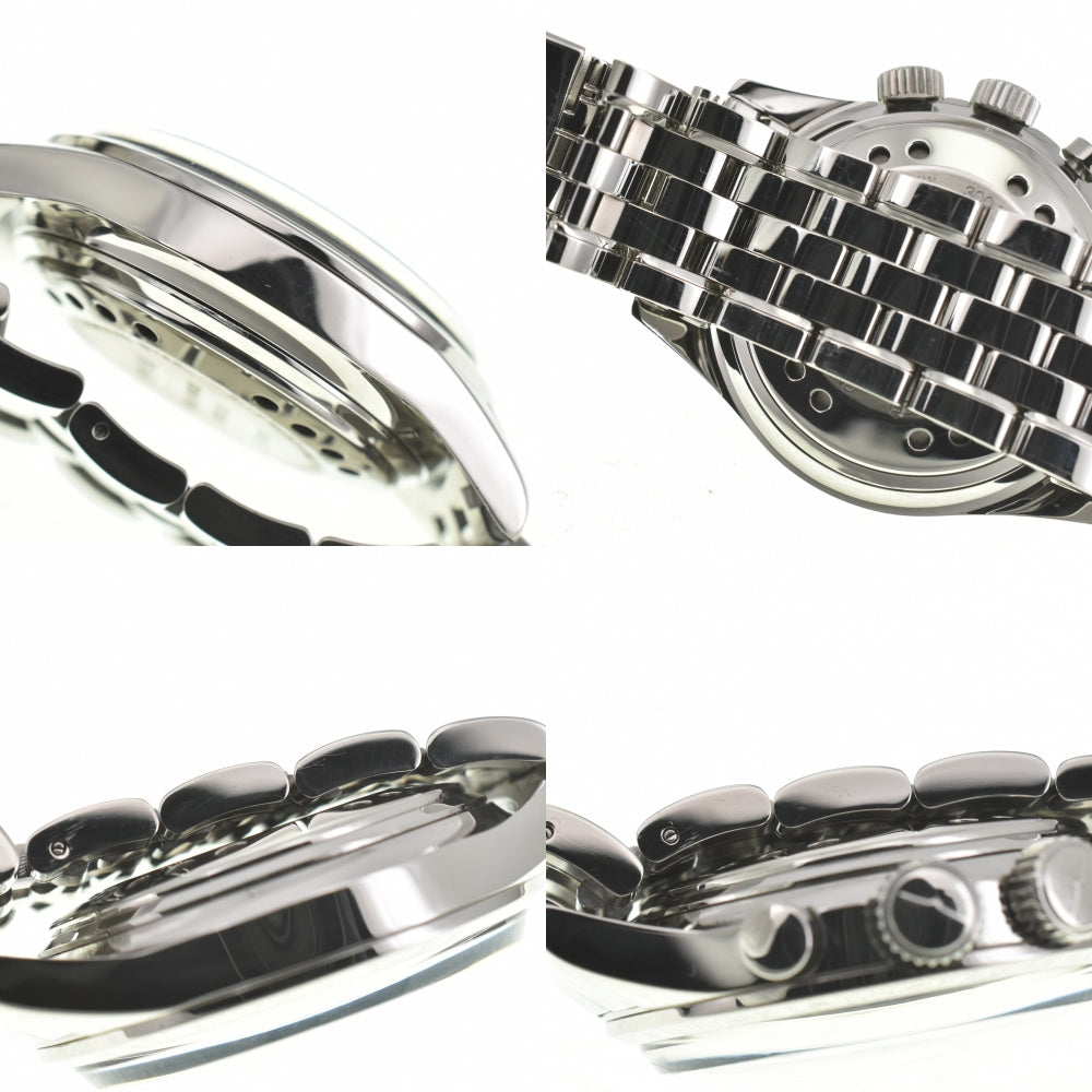 VULCAIN cricket nautical 100107.024 alarm black Dial Hand Winding Men's
 Watch C#138507