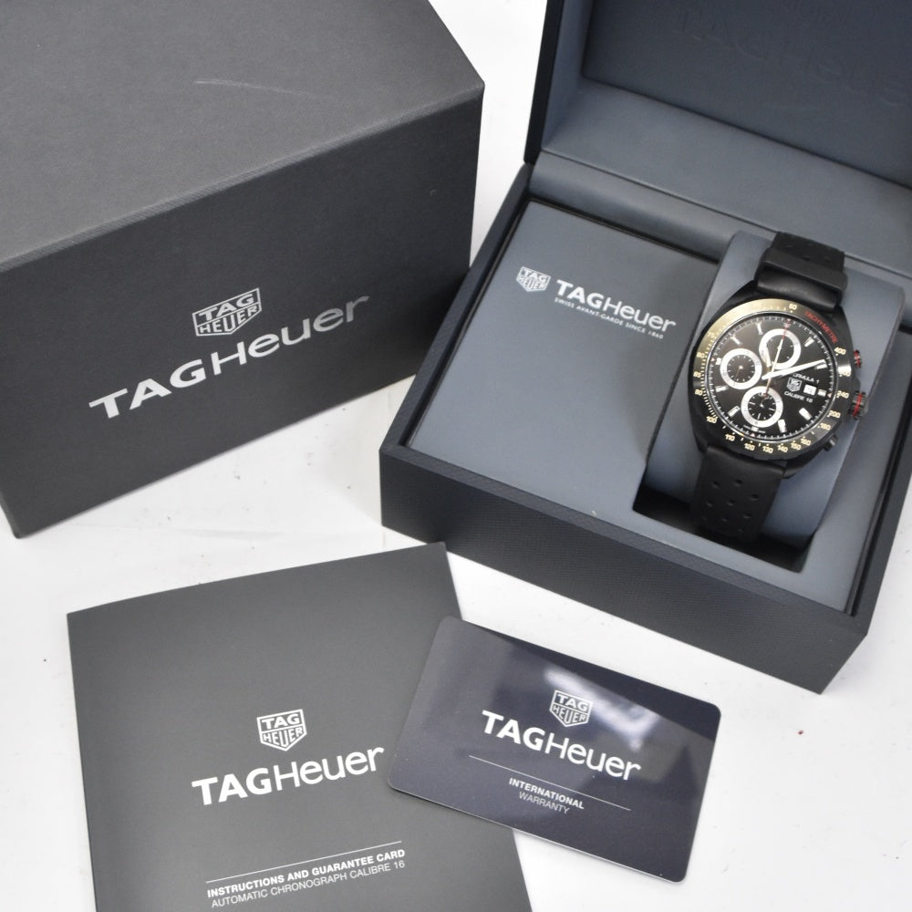 with paper TAG HEUER Formula 1 CAZ2011.FT8024 Caliber 16 Chronograph Date black Dial Automatic Men's
 Watch Q#138522