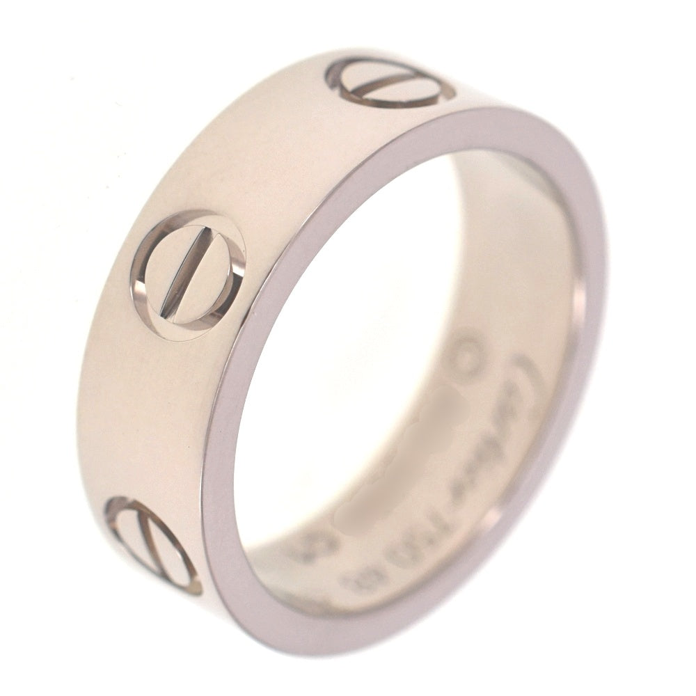 with paper CARTIER Love Ring Classic Model Size 48/JP8 K18WG Ladies
 jewelry S#138532