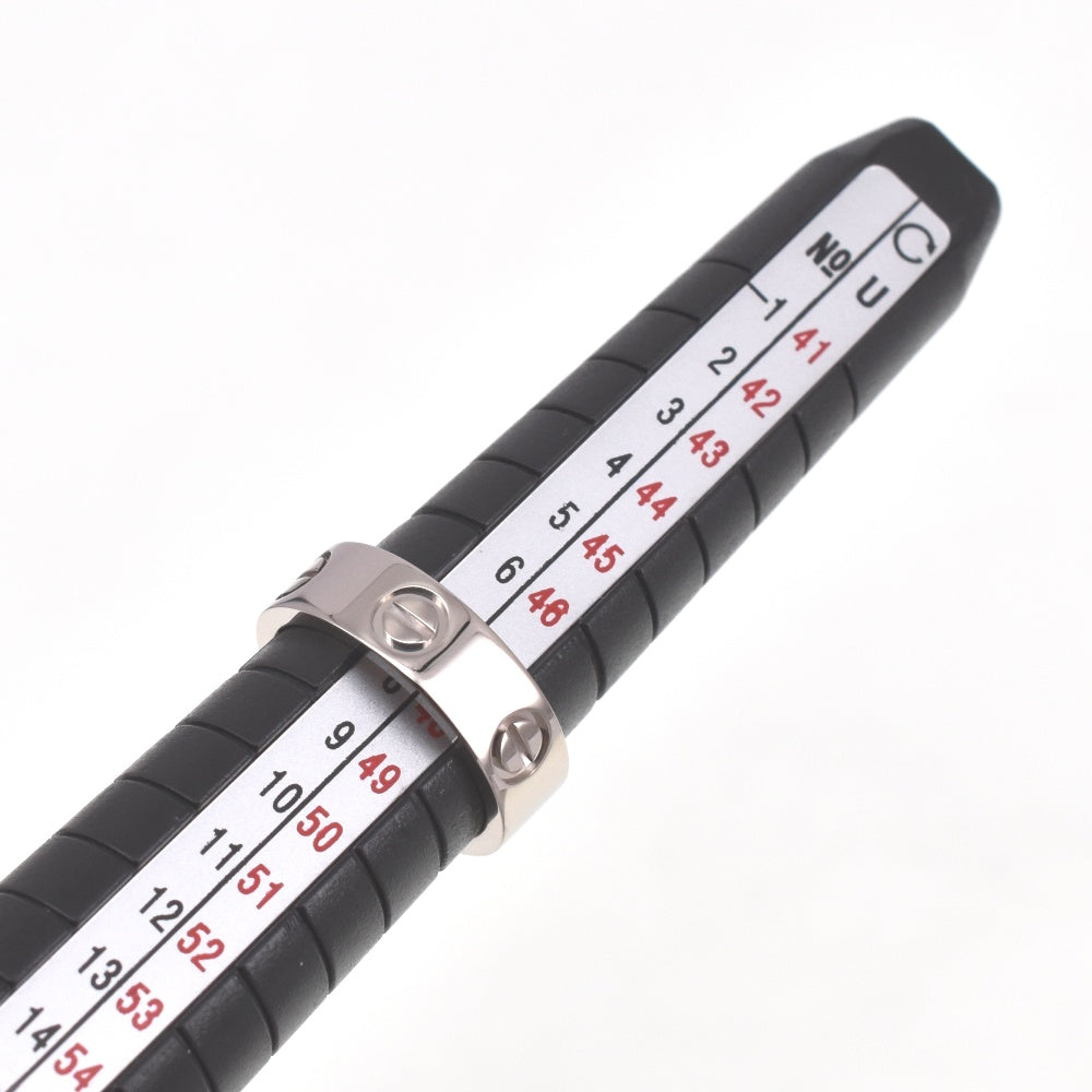 with paper CARTIER Love Ring Classic Model Size 48/JP8 K18WG Ladies
 jewelry S#138532