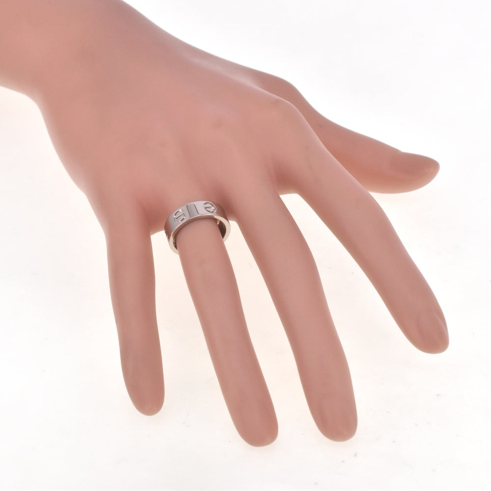 with paper CARTIER Love Ring Classic Model Size 48/JP8 K18WG Ladies
 jewelry S#138532