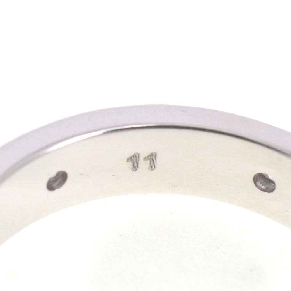 GUCCI Icon ring Size 51/JP11 K18WG Diamond Ladies
 jewelry S#138533