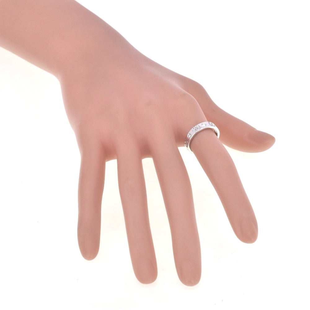 GUCCI Icon ring Size 51/JP11 K18WG Diamond Ladies
 jewelry S#138533