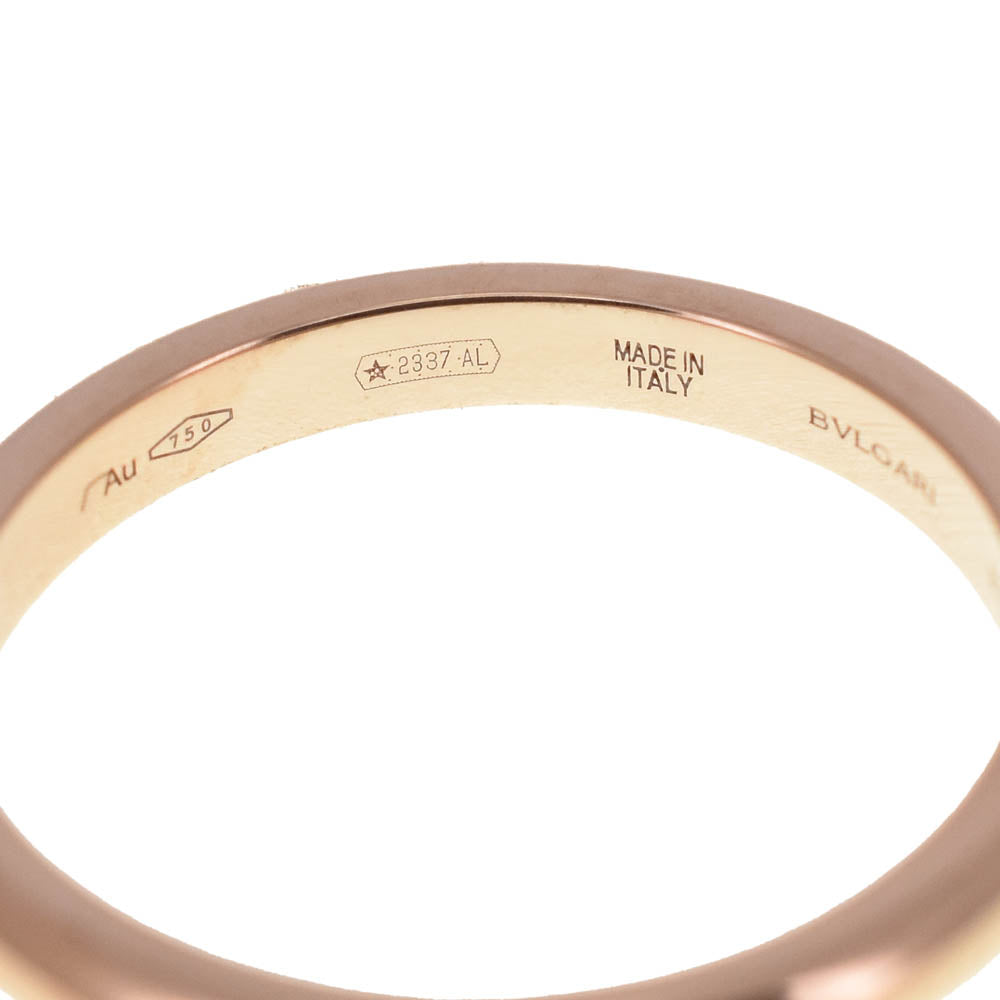BVLGARI Roma Amor Ring Size 44/JP4 K18PG Diamond Ladies
 jewelry S#138536