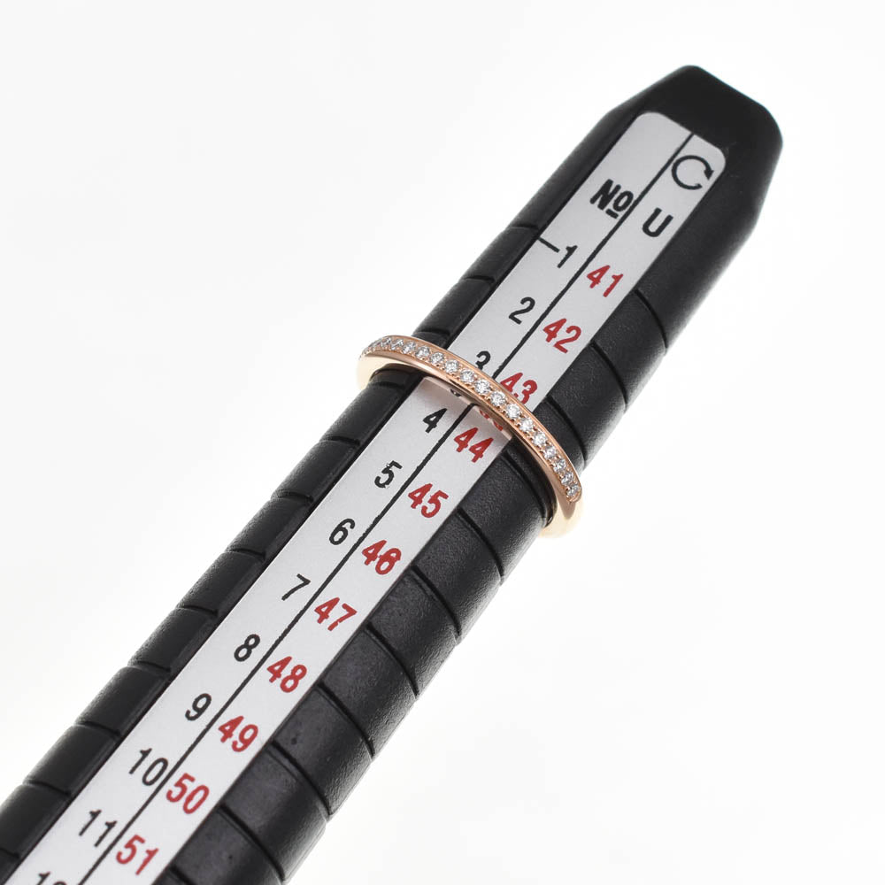 BVLGARI Roma Amor Ring Size 44/JP4 K18PG Diamond Ladies
 jewelry S#138536