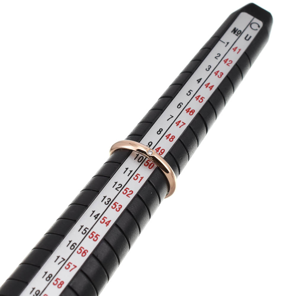 CARTIER Band ring Size 50/JP10 K18PG Diamond Ladies
 jewelry S#138545