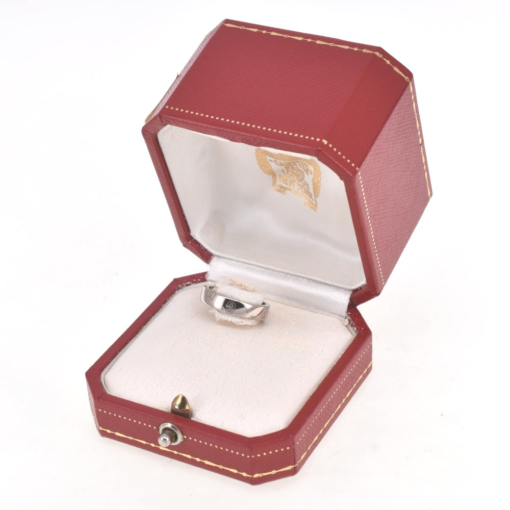 CARTIER Happy birthday ring Size 47/JP7 K18WG Ladies
 jewelry S#138546