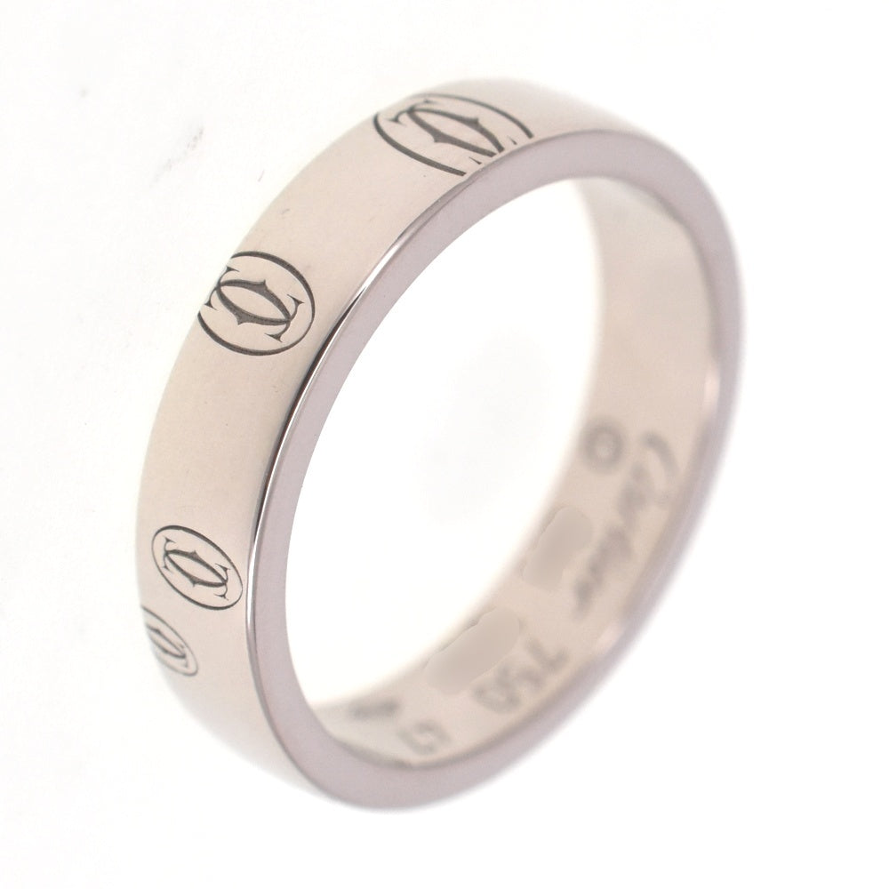 CARTIER Happy birthday ring Size 47/JP7 K18WG Ladies
 jewelry S#138546