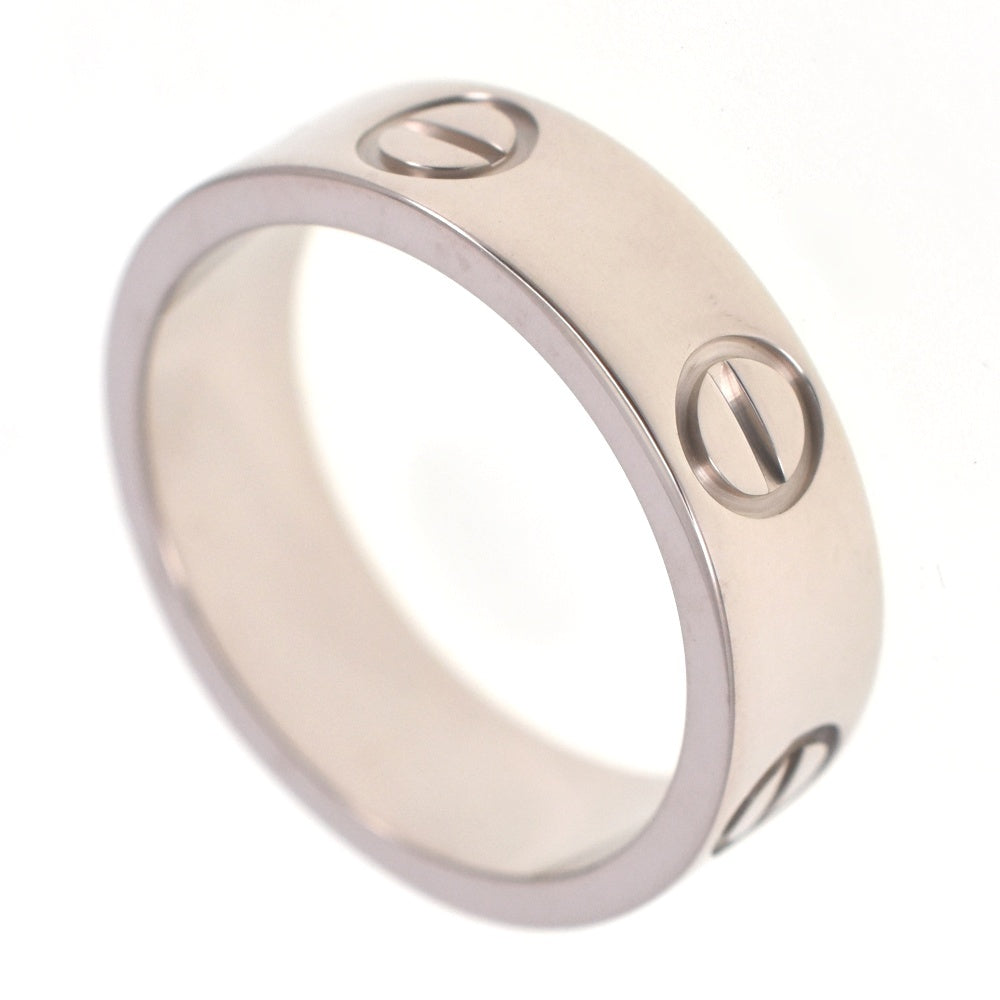 CARTIER Love Ring Classic Model Size 50/JP10 K18WG Ladies
 jewelry S#138547