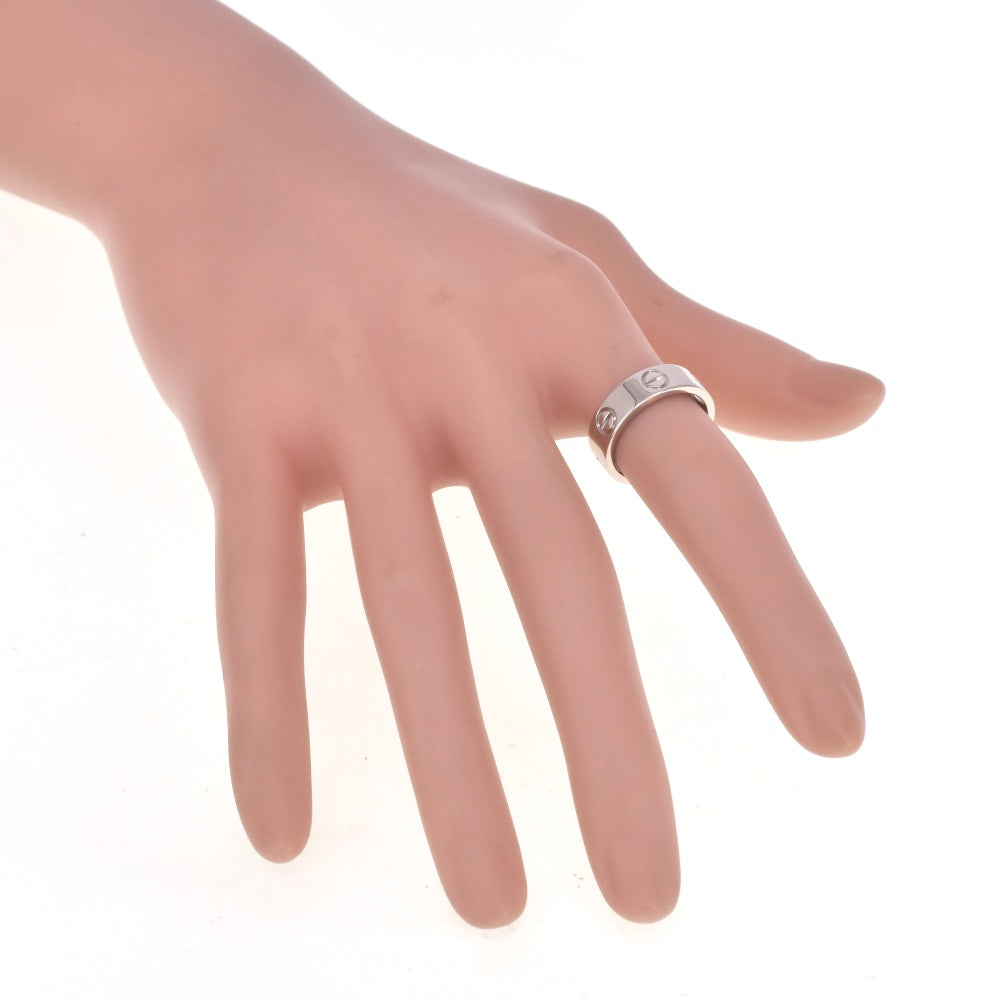 CARTIER Love Ring Classic Model Size 50/JP10 K18WG Ladies
 jewelry S#138547