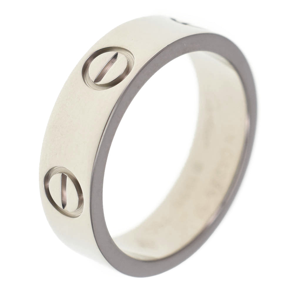 CARTIER Love Ring Classic Model Size 51/JP11 K18WG Ladies
 jewelry S#138551