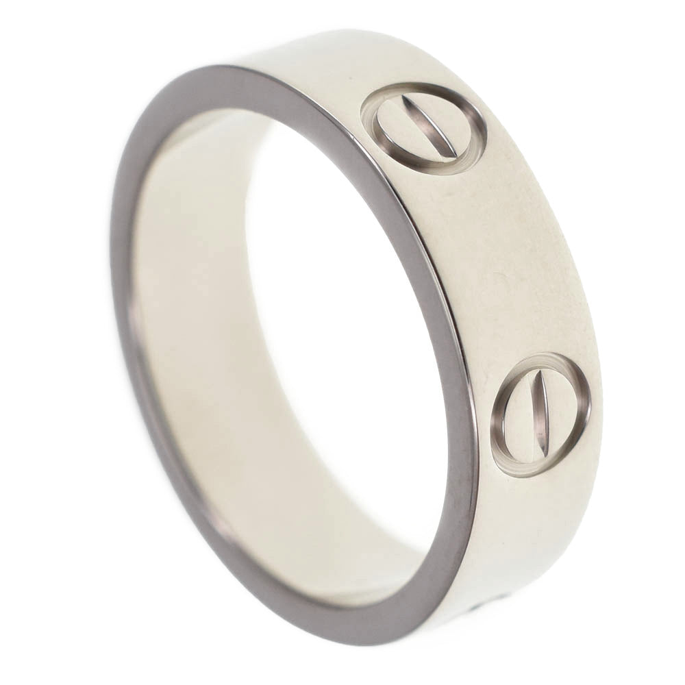 CARTIER Love Ring Classic Model Size 51/JP11 K18WG Ladies
 jewelry S#138551