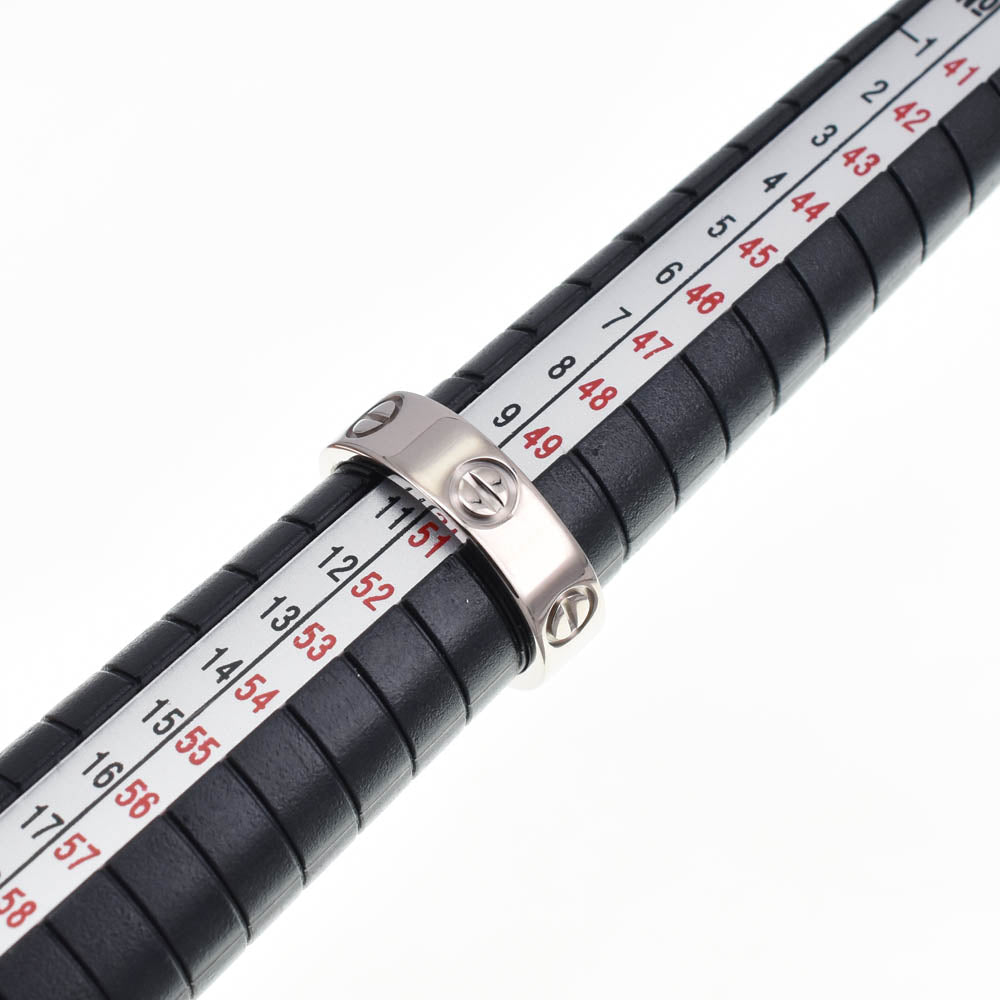 CARTIER Love Ring Classic Model Size 51/JP11 K18WG Ladies
 jewelry S#138551