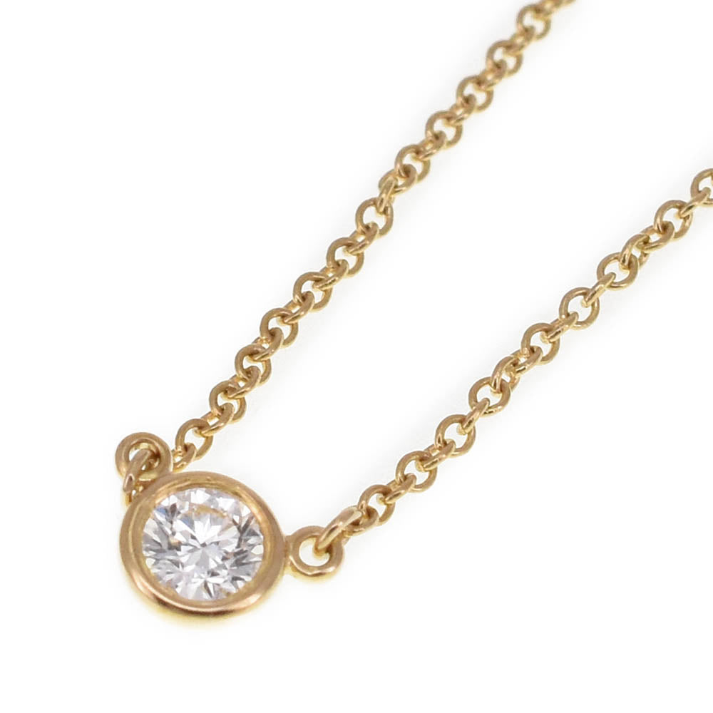 TIFFANY&Co. By the yard K18YG diamond Ladies
 jewelry S#138552