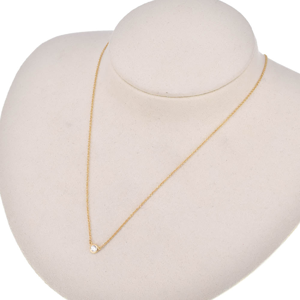 TIFFANY&Co. By the yard K18YG diamond Ladies
 jewelry S#138552