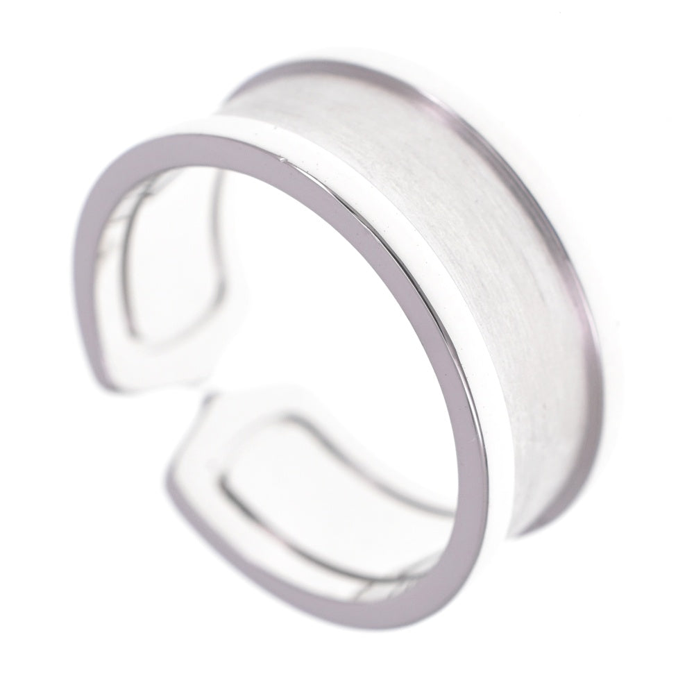 CARTIER C2 ring Size 63/JP23 K18WG Men's
 jewelry S#138553