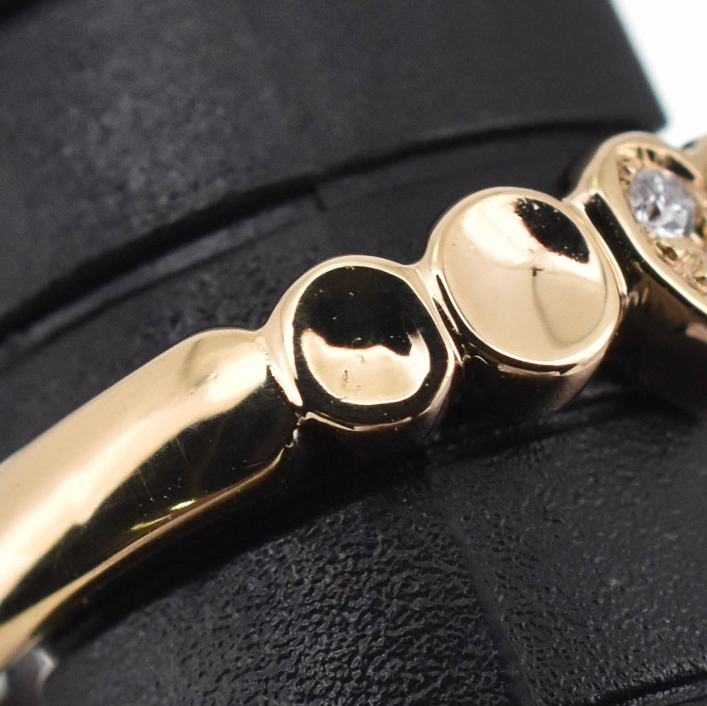 Dior ring Size 46/JP6 K18YG Diamond Ladies
 jewelry S#138555