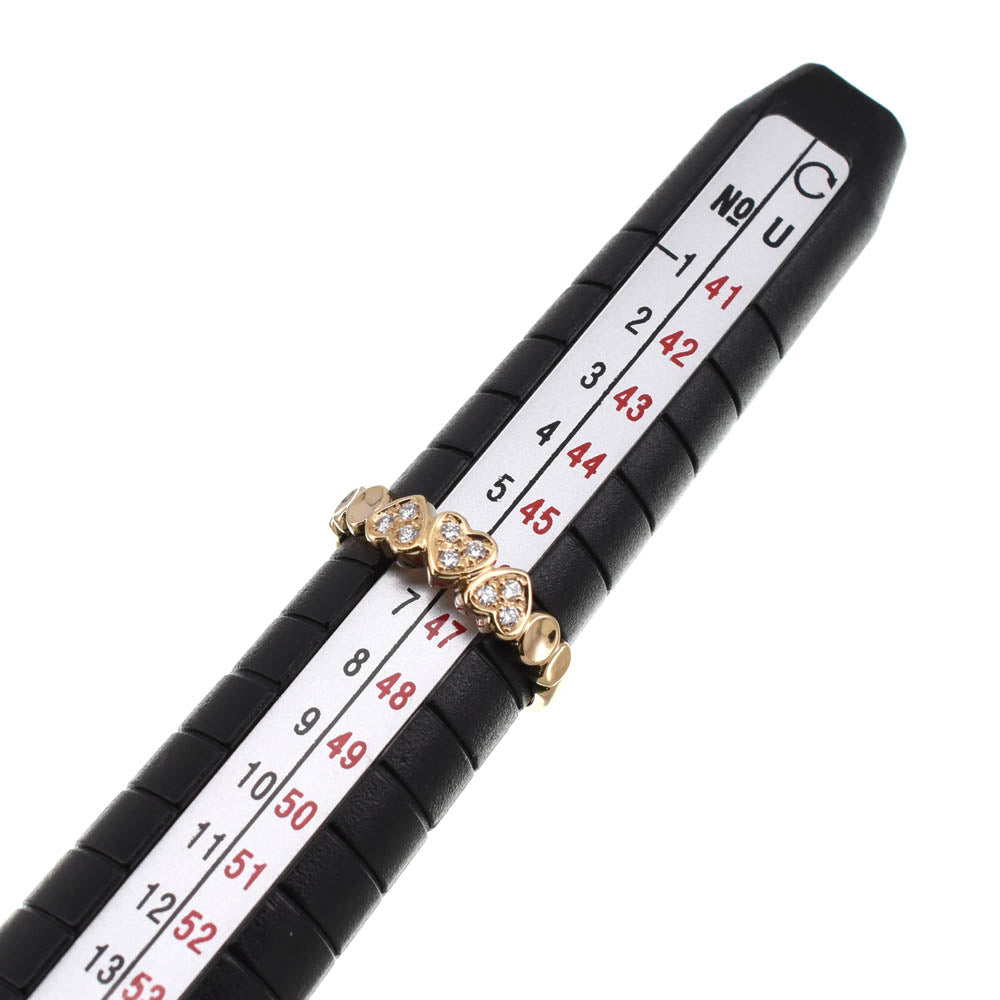 Dior ring Size 46/JP6 K18YG Diamond Ladies
 jewelry S#138555