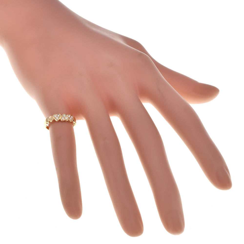 Dior ring Size 46/JP6 K18YG Diamond Ladies
 jewelry S#138555