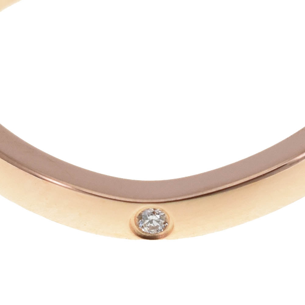 CARTIER Wedding band ring Size 50/JP10 K18PG Diamond Ladies
 jewelry S#138558