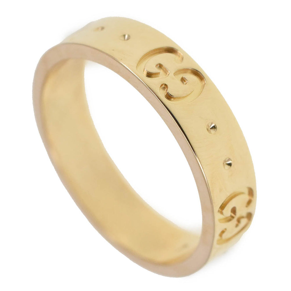 GUCCI Icon ring Size 47/JP7 K18YG Ladies
 jewelry S#138566