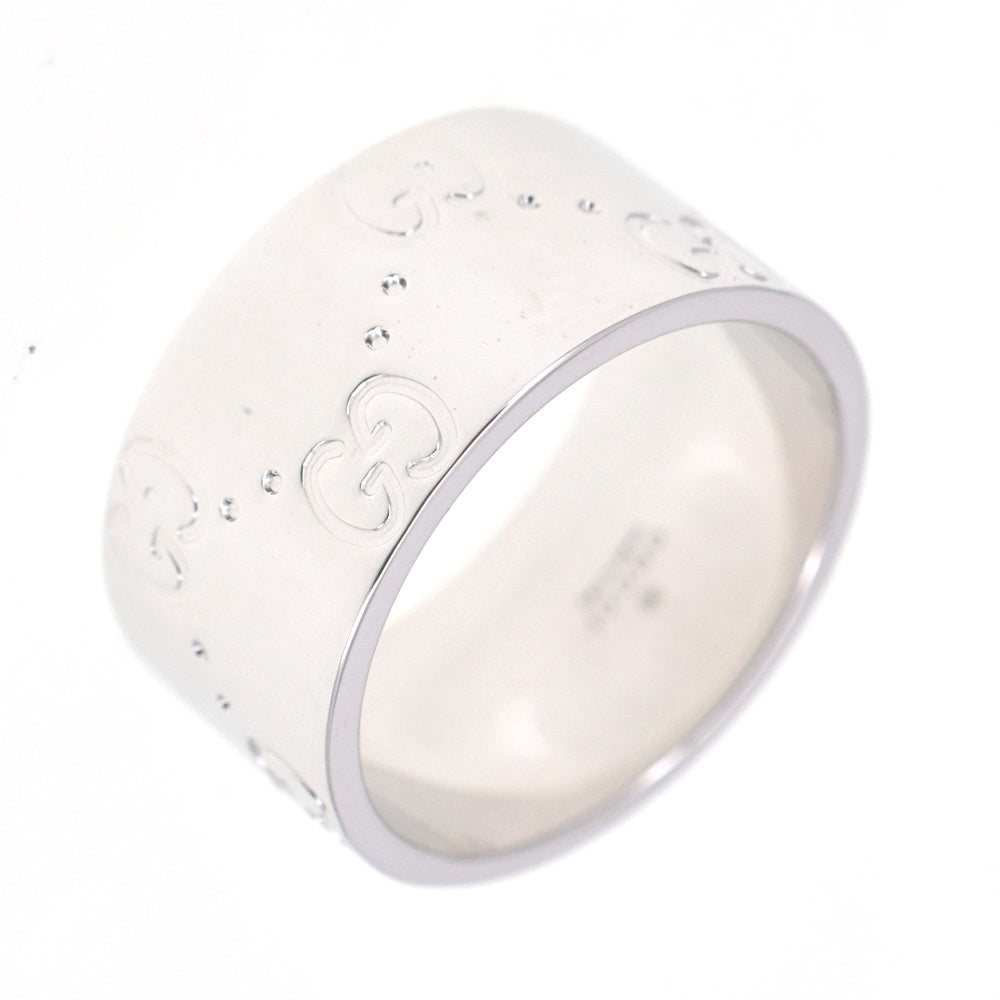 GUCCI Icon ring Size 47/JP7 K18WG Ladies
 jewelry S#138570